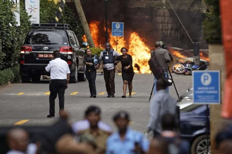 Extremists attack upscale hotel complex in Nairobi
